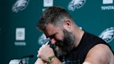 Jason Kelce wore a custom Rolex at his retirement conference that paid homage to the Philadelphia Eagles' 2018 Super Bowl win — check it out