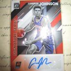 新賣家~19/20~CAMERON JOHNSON~RC~OPTIC~新人簽名~AUTO~無限量~2000 1元起標