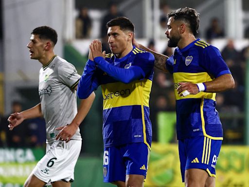 Boca empató con defensa y Justica 2 a 2 en Florencio Varela en el duelo de la sexta fecha de la Liga Profesional