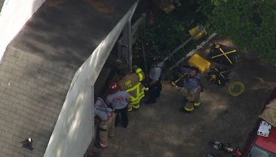Porch collapse at Cary home trapped 1 person