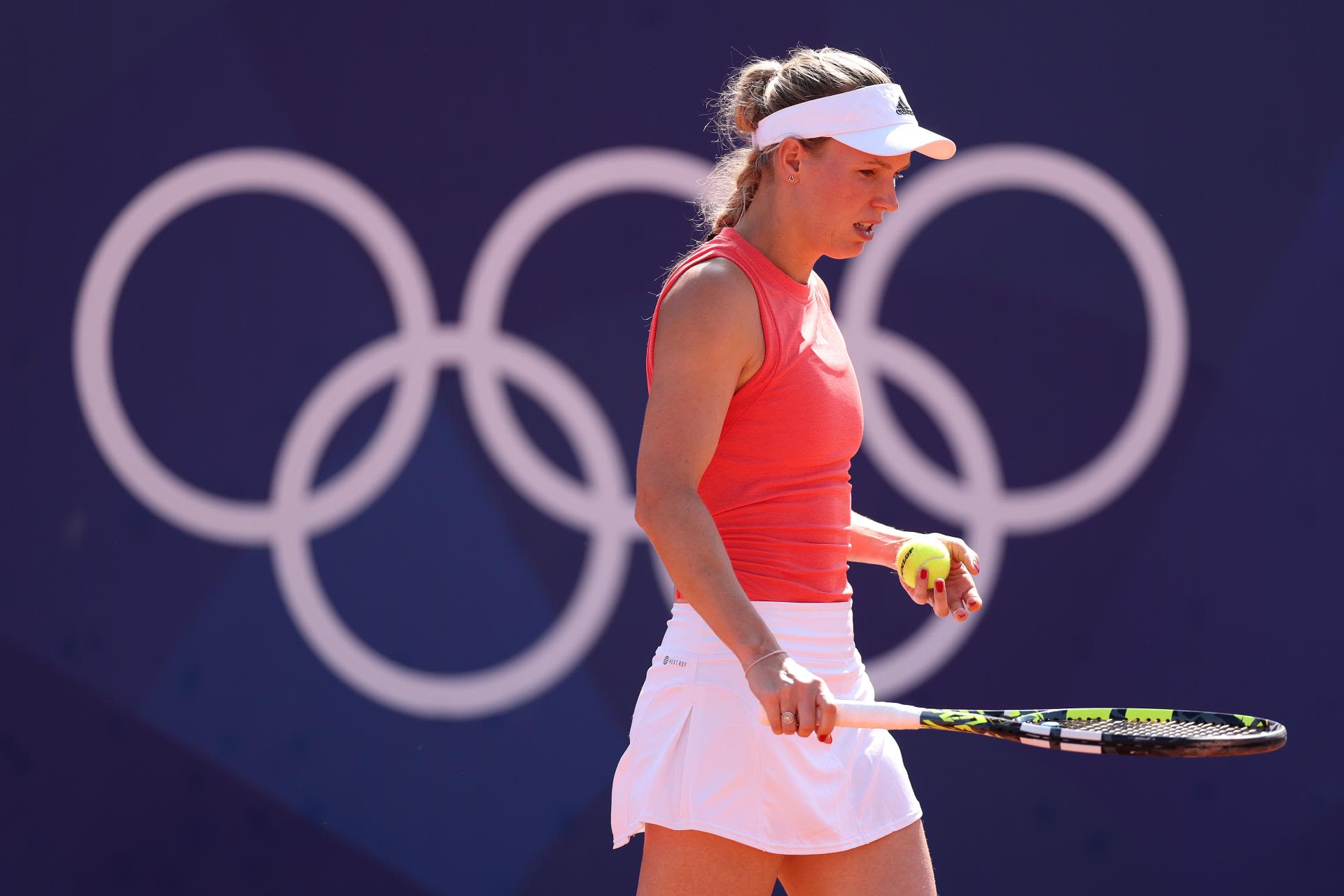 Olympics: Caroline Wozniacki falls short of making big comeback in 2R after collapse