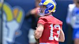 Stetson Bennett is present and practicing at Rams OTAs