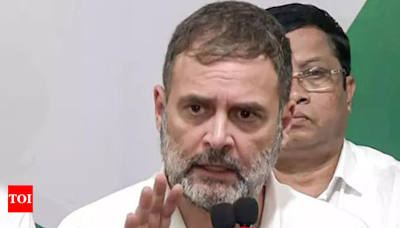 Web of fear, confusion woven by BJP has now been broken: Rahul Gandhi | India News - Times of India