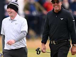 Robert MacIntyre tees it up with 'idol' Phil Mickelson at The Open - Articles - DP World Tour