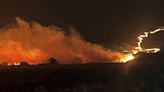 Oregon fire is the largest burning in the US. A storm with lightning and high winds exacerbates it