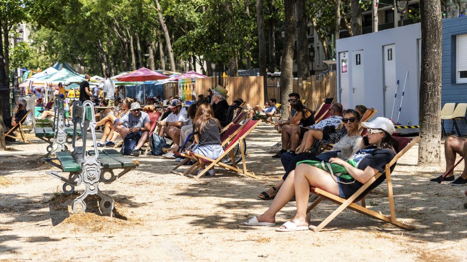 Beaches open in Paris as Olympic city gears up for summer