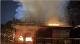 員林台76線下方工廠「火光驚現」 滾滾濃煙竄出 30分撲滅惡火