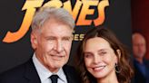 Harrison Ford and Calista Flockhart hold hands during red-carpet date night at the 'Indiana Jones and the Dial of Destiny' premiere