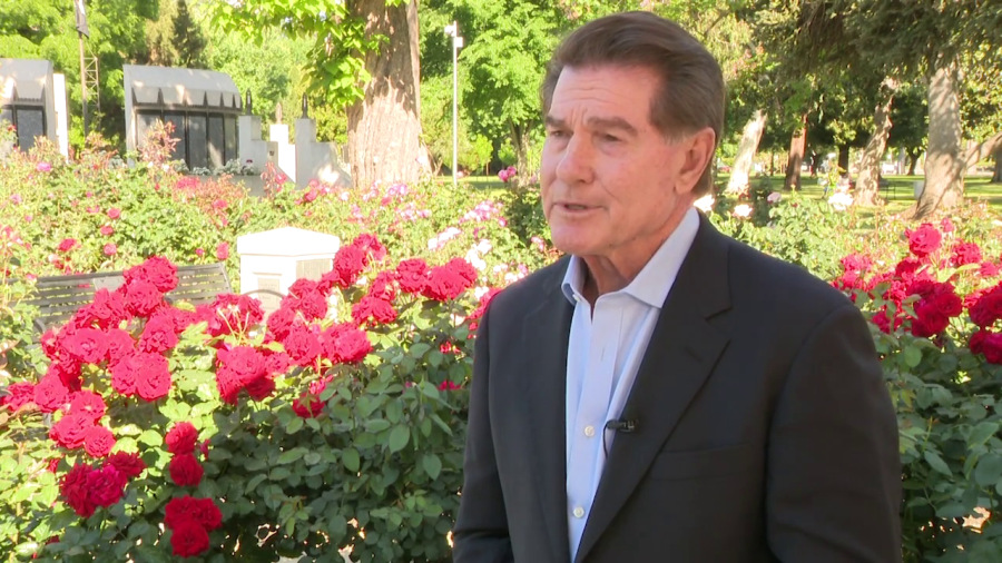 Senate candidate Steve Garvey discusses campaign achievements, calls out campus violence