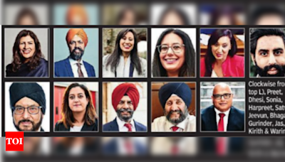 4 turbaned among 11 Sikh MPs in UK parliament, 5 are women | Chandigarh News - Times of India