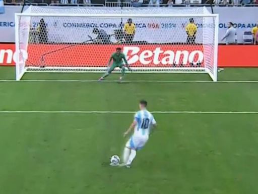 Watch Messi fluff Panenka pen as star endures tournament as bad as Ronaldo