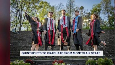 Quintuplets graduate from Montclair State University