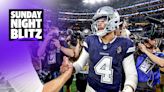 One bad call decided the NFC East? Playoff clinchers, David Tepper throws a drink | Sunday Night Blitz