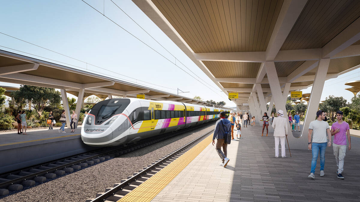 Here’s who will build the trains for Brightline’s Vegas-to-LA rail line