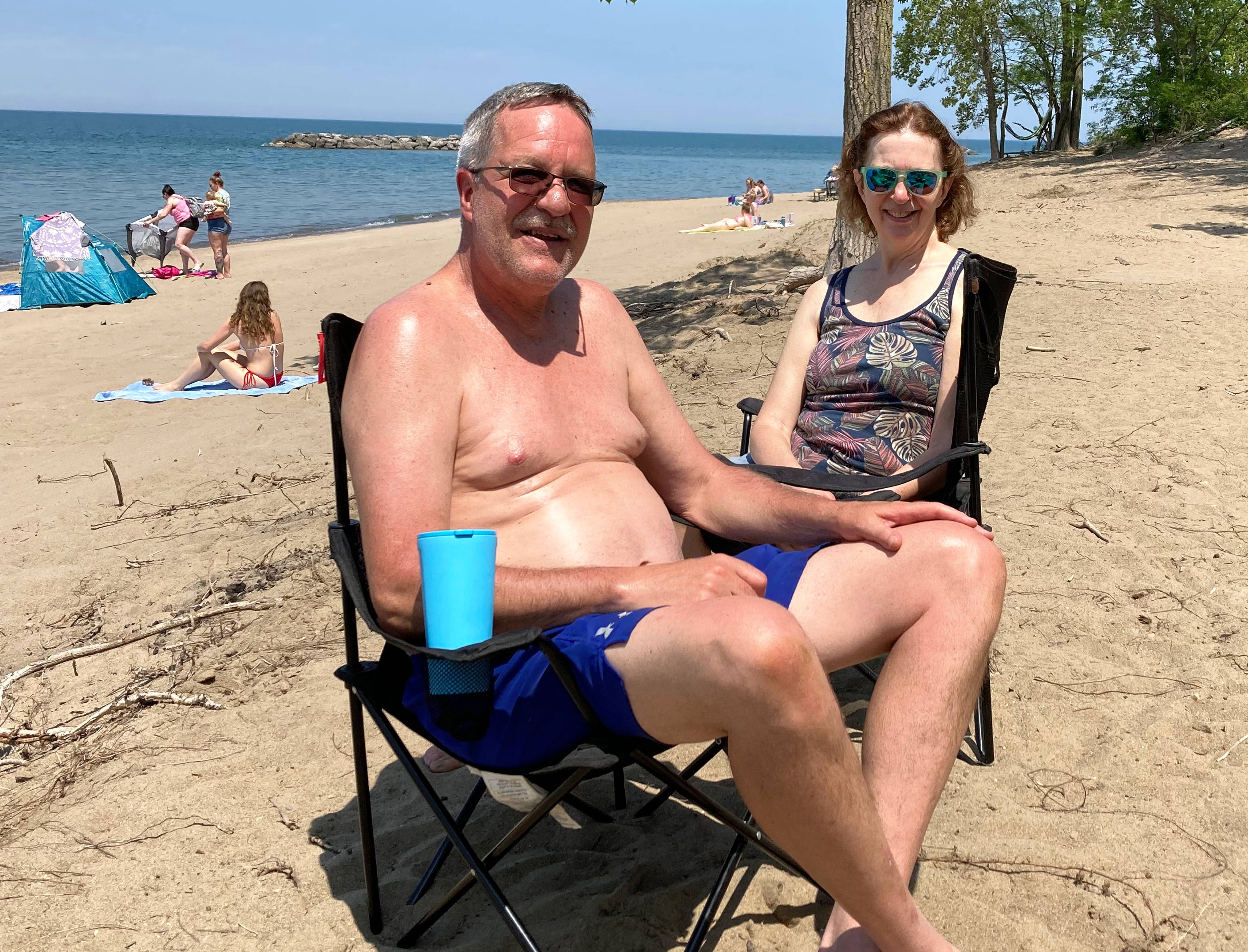 A summer preview: People flock to Presque Isle beaches with near-record high temps