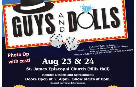 Guys and Dolls in Long Island at Lighthouse Repertory Theatre Company at Saint James Episcopal Church 2024