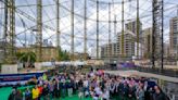 Iconic Oval gasholder hosts trailblazing cricketing first