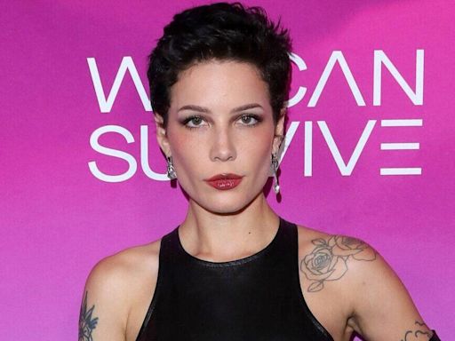 Halsey Shows Off Body Art On First Red Carpet Since Revealing Health Struggles