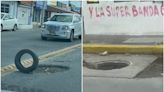 "Parecen cráteres": Hoyos ponen en riesgo a peatones y automovilistas en zona de Muñoz en SLP