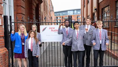 City secondary school celebrates earning 'outstanding' Ofsted rating