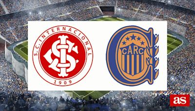 Internacional vs Rosario Central: estadísticas previas y datos en directo | Copa Sudamericana 2024