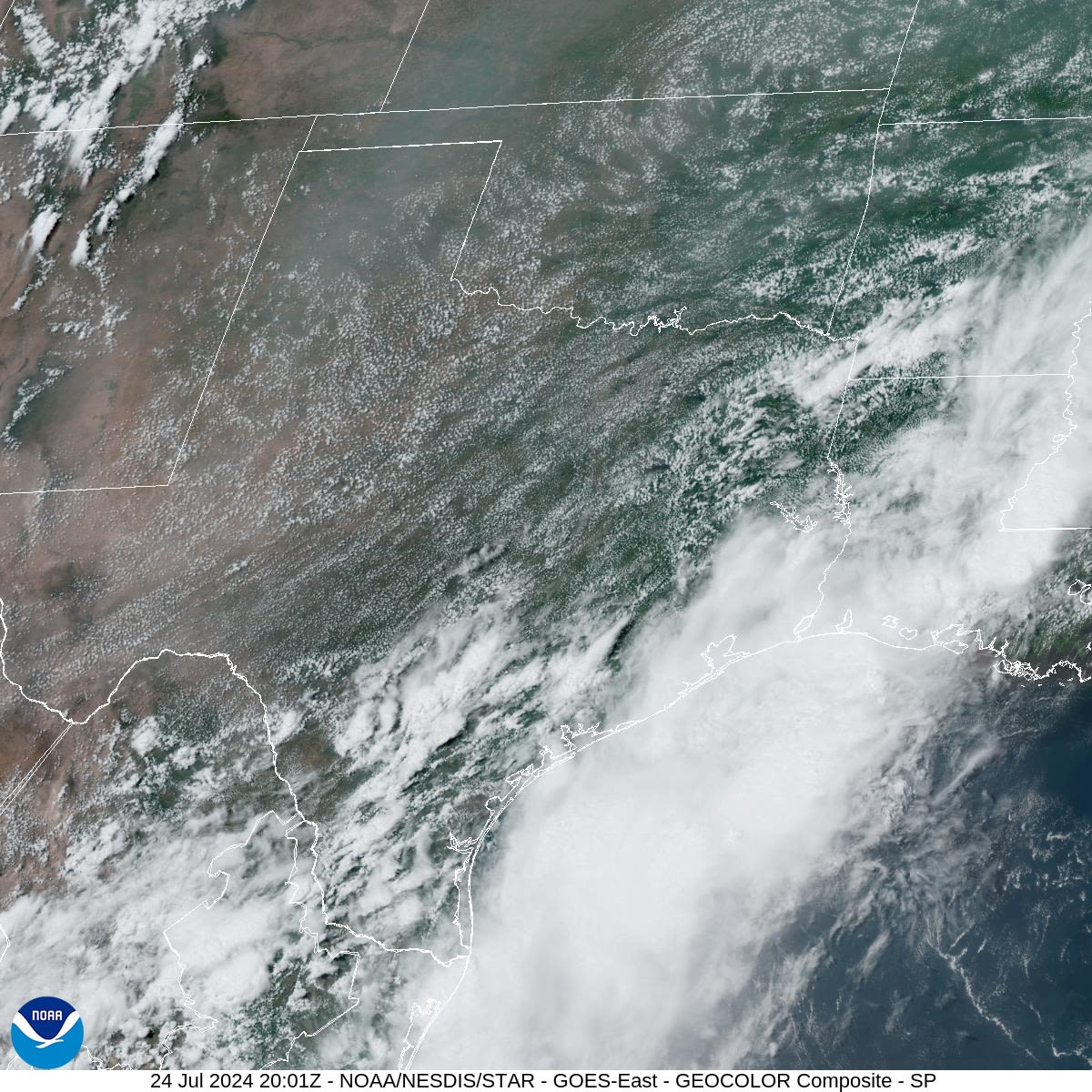 How long will South Texas be in a cool, stormy weather pattern?