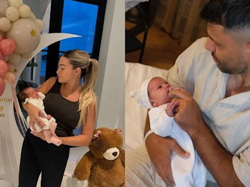 El Kun Agüero y Sofía Calzetti mostraron las primeras fotos de su hija Olivia - Diario Río Negro