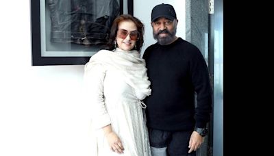 Manisha Koirala meets Indian co-star Kamal Haasan, calls him 'one of the brilliant minds'