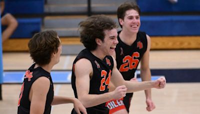 Huntington Beach’s win over Corona del Mar in five-set thriller a likely preview of the boys volleyball playoffs