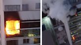 VÍDEO | Imagens feitas com drone mostram incêndio em apartamento em Vila Velha