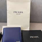 全新正品 日本專櫃購回 PRADA 男用皮夾 真皮 經典款 雙層 八卡夾 LV GUCCI