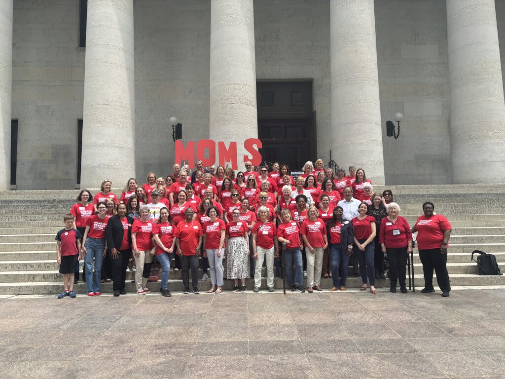 Moms Demand Action push for common sense gun legislation in Ohio during advocacy day