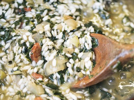 Jamie Oliver's 'oozy, tangy and delicious' goat's cheese risotto recipe