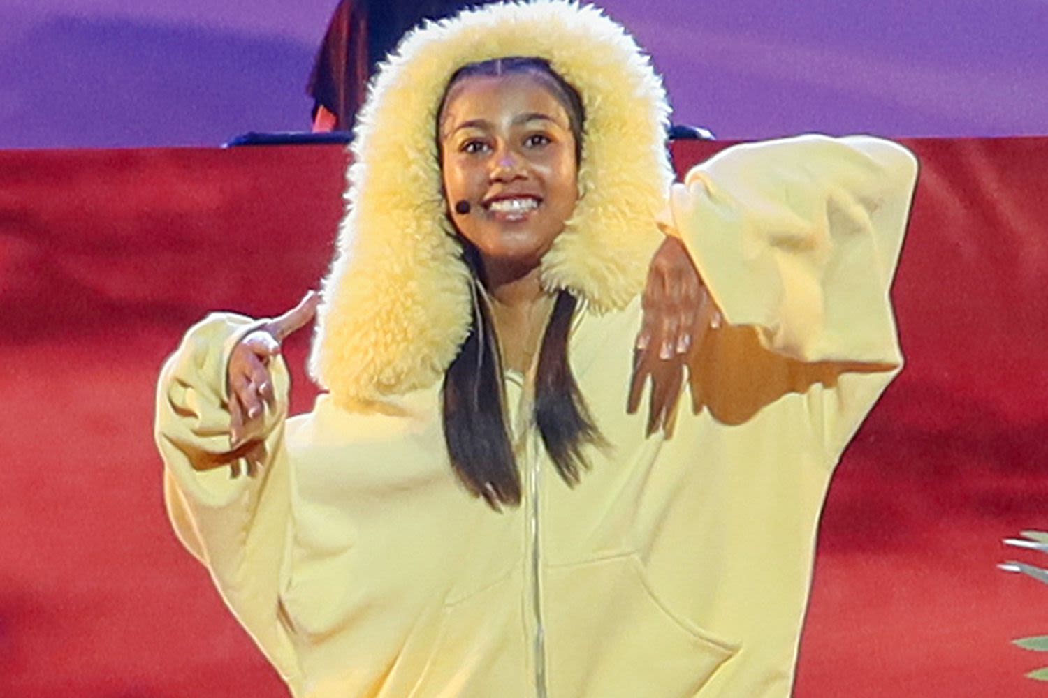 North West Wore Her Own Simba Costume for “The Lion King” Live Show — Complete with Furry Slippers