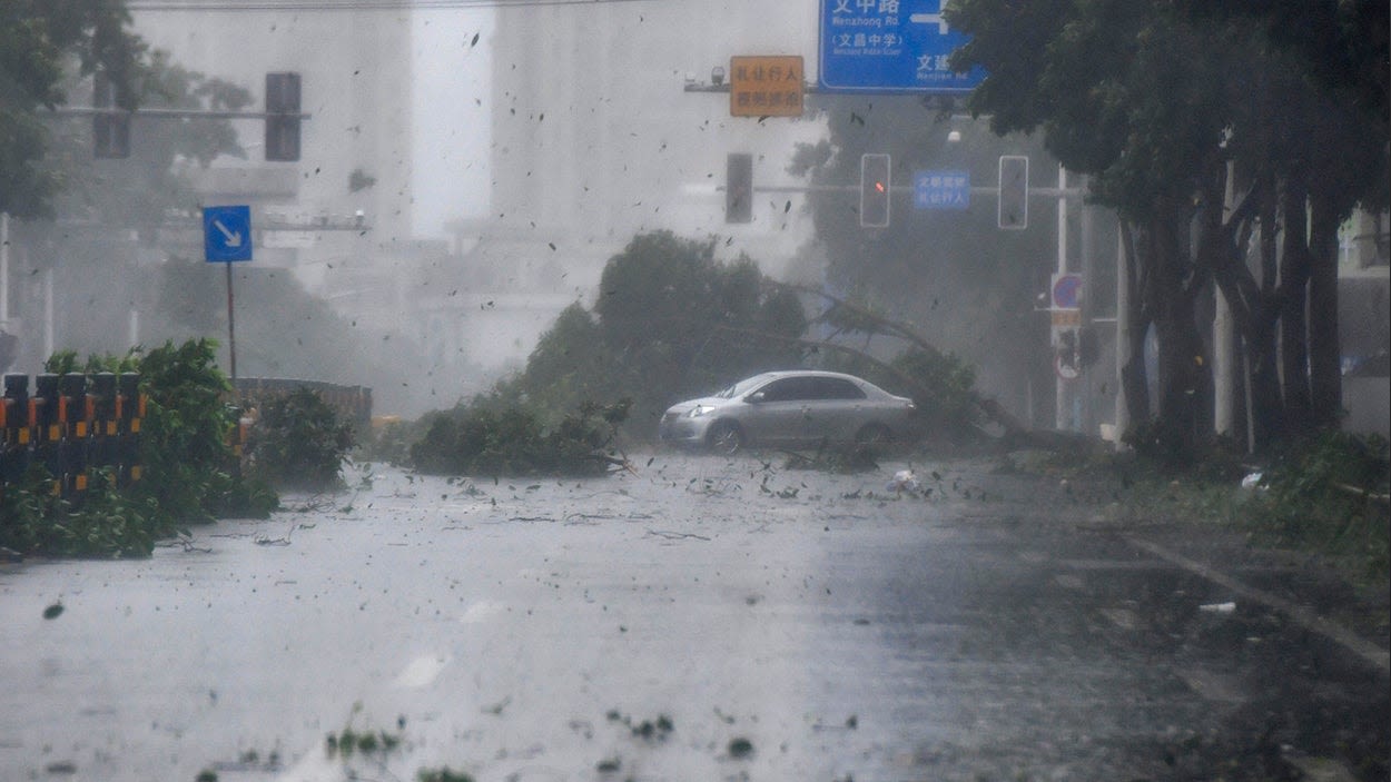 Deadly Typhoon Yagi carves destructive path through China as powerful storm heads for Vietnam