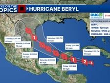 Hurricane Beryl slams Jamaica, passes near Cayman Islands as Cat 3 storm