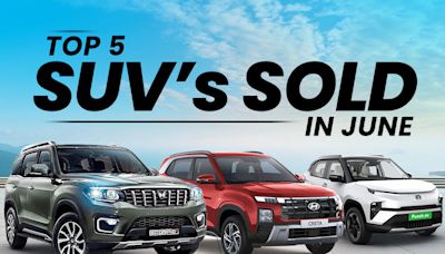 ...SUVs In India In The Month Of June which includes the Tata Punch, Hyundai Creta, Maruti Suzuki Brezza, Mahindra Scorpio...
