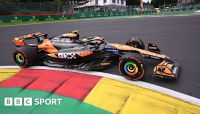 Belgian Grand Prix 2024: Lando Norris and Oscar Piastri top second practice for McLaren