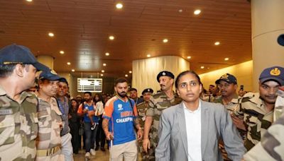 India Team Parade | Team India Lands In Mumbai Ahead Of Victory Parade | Sports Video / Photo Gallery