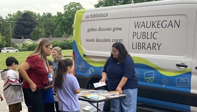 Waukegan library van delivers books and services to residents