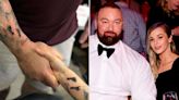 “Game of Thrones”' Hafþór Júlíus Björnsson and Wife Get Tattoos in Honor of Baby Girl Who Died at 21 Weeks