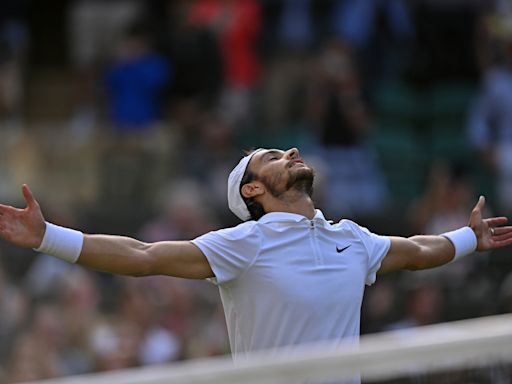 Wimbledon 2024: American Taylor Fritz falls to Lorenzo Musetti after forcing deciding set