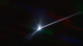 Asteroide impactado deja larga estela de polvo