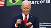 Joe Biden crashes into flagpole and forgets to shake hands with top ally