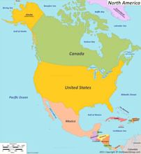 North America Map | Countries of North America | Maps of North America