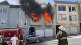 7 people, 3 dogs displaced in SF Alamo Square fire