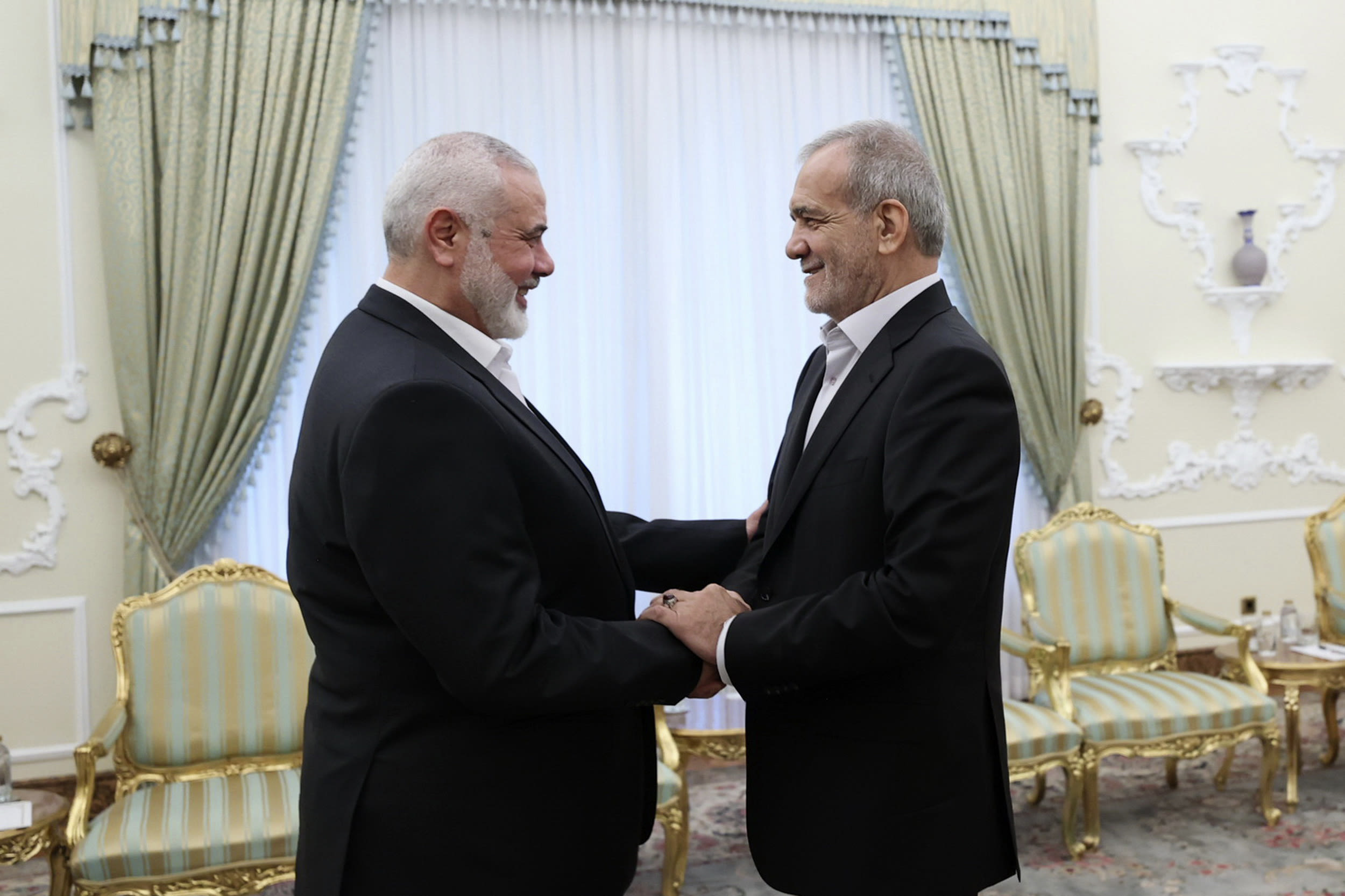 Iran's president condemns the killing of Hamas leader Ismail Haniyeh in Tehran
