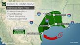 Tropical rainstorm to bring downpours, drought relief to Gulf Coast