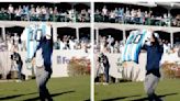 El homenaje a Messi y a la selección de Emiliano Grillo en el hoyo de golf más ruidoso del mundo