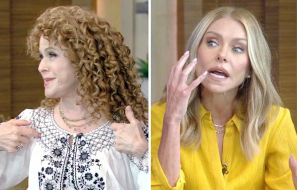 Bernadette Peters rejects Kelly Ripa's makeup advice on 'Live': "I look like the Joker"